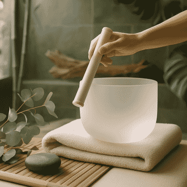 Crystal Singing Bowl Session